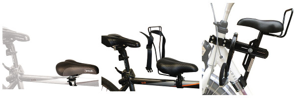 selle siège enfant sur cadre vélo