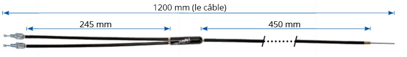 Dimension du câble pour frein vélo