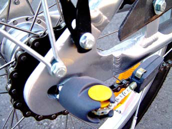 Adaptateur pour moyeu avec câble dans l'axe pour FollowMe