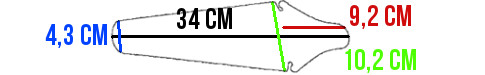 Taille garde boue vélo sous selle Dimensions garde boues clipsables