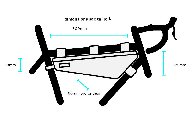 Maße Rahmentasche Large