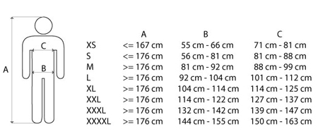 gilet velo Taille gilet securite