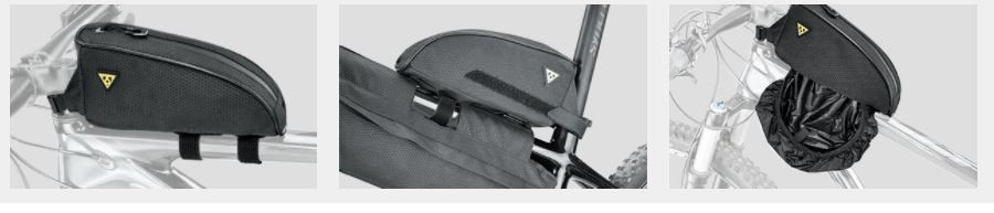 Les atouts de la sacoche sur cadre Top Loader Avantages de la sacoche pour vélo Topeak